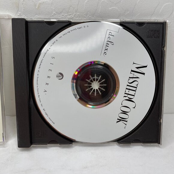 Vintage Sierra MasterCook Deluxe CD-ROM Multimedia Cookbook 1000+ Gourmet Recipe - Picture 3 of 5